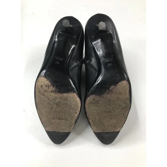 VINTAGE Gucci Black Ankle Bootie Size 8 (EU 38)
